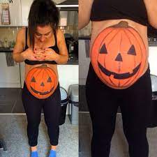 Play them on a tv or project them anywhere. Fun Pregnant Belly Painting Ideas For Halloween Babyprepping Pregnant Belly Painting Pregnant Halloween Pregnant Halloween Costumes