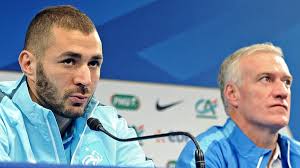 Hi didier can you help me as well please. Didier Deschamps And Karim Benzema Acclaimed By The French