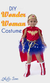 Diy Wonder Woman Costume Make A Tutu Melly Sews Wonder Woman Costume Diy Wonder Woman Costume Wonder Woman Kids Costume