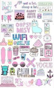 Selfie Afdrukbare Stickers Sticker Ontwerp Schattige Tekeningen