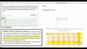 Present Value Using Chart