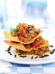 Tartares Ceviches Et Pokes Des Recettes Savoureuses En 2020 Tartare De Saumon Recette