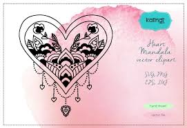 Download Heart Mandala Svg Pre Designed Illustrator Graphics Creative Market