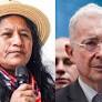 Aida Quilcué se despachó contra Álvaro Uribe por asegurar que los indígenas están “aburridos” de Petro y Cepeda: “¿Tiene usted el descaro?”