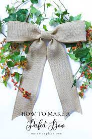 Check spelling or type a new query. How To Make A Bow For A Wreath On Sutton Place