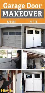 The home depot has professional garage installers that are local, licensed and insured. How To Replace An Overhead Door With Pre Hung Double Panels Garage Doors Diy Garage Door Garage Door Replacement