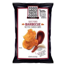 Whether you're hosting friends for a backyard barbecue or looking for a snack to tuck into your work bag, you'll love adding these parmesan garlic kettle chips from good & gather™ to your pantry. Food Should Taste Good Gluten Free Kettle Cooked Barbecue Sweet Potato Chips 4 5 Oz Walmart Com Walmart Com