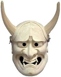 般若面 魔除け 壁掛け 木彫 お面 はんにゃ 般若 インテリア 木製 能面