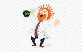 Mad scientist science laboratory , mad science s png clipart. Vector Clip Art Of Mad Scientist With A Scientist Clipart Png Emoji Free Transparent Emoji Emojipng Com