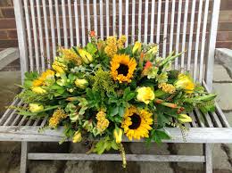 Funeral Coffin Double Ended Spray By Rebecca Rees Funeral Tributes Flowers Flower Arrangements