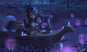 Just gotta wait after 5 more lux skins. Artstation Spirit Blossom Cassiopeia å°å±±æ»¡