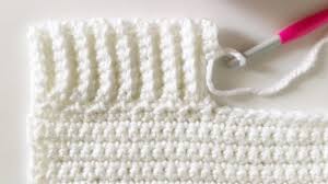 You just need an even stitch count all the way about your blanket. Back Loop Single Crochet Ribbed Border Youtube