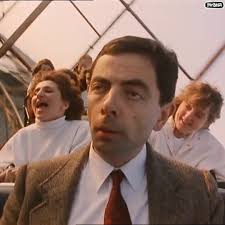 Mr Bean rides The BIG One! 🎢Mr Bean