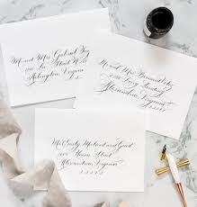 It usually involves a nibbed pen or brush. Wedding Envelope Calligraphy Stationery Design Production Laura Hooper Calligraphy