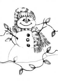 Schneemann Ausmalbilder Naturstrolche
