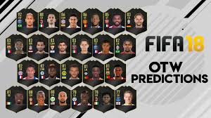 I talk about his pro' and cons whilst showing you the best goals i. Fifa 18 Otw Predictions Futhead News