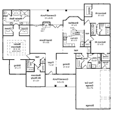One Story Floor Plans With Basements Lake House Walkout Daylight Basement And Porch Escortsea