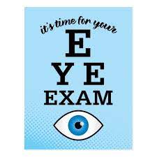 Optometry Eye Exam Appointment Reminder Postcard Zazzle Com Optometry Eye Exam Care Logo