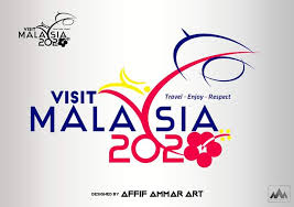 The original size of the image is 195 × 195 px and the original resolution is 300 dpi. Affif Ammar Art A Twitter Designing Proposal Of Logo Visit Malaysia 2020 Theme Tourism Malaysia Color Blue Yellow Red Type Typography Illustrations Font Stegina Just For Fun