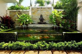 Modern Home Koi Pond Garden Water Features Ideas Japanese Garden Koi Pond Design Fish Pond Gardens Pond Design