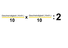 In diesem beispiel ergibt die formel reaktionsweg + bremsweg einen anhalteweg von 40 metern. Formeln Pro Drive Fahrschule Koln
