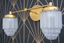 Vanity Light Art Deco Fixture