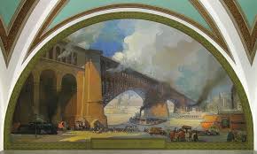 the artery of trade 1922 frank nuderscher wikipedia american impressionism art art painting pinterest