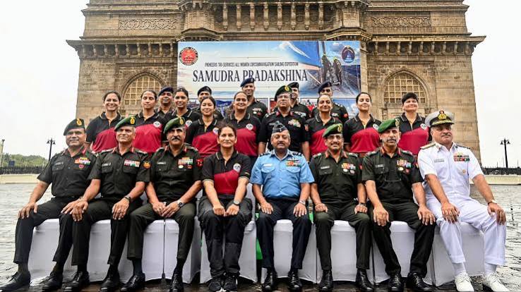 Samudra Pradakshina women sailing expedition