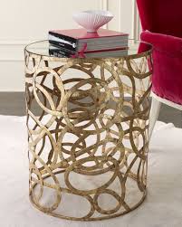 Scroll Side Table Decor Home Furnishings Gold Side Table