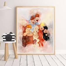Peter Pan Print Lost Boys Print Peter Pan Poster Peter Pan Nursery Wall Art Birthday Gift Ideas Kids Room Dec Peter Pan Nursery Nursery Wall Art Disney Nursery