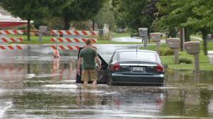 When storm drains are inundated, basement and street flooding can occur. Many Side Streets Close In De Pere As Sewer Drains Back Up Following Heavy Rain Wluk