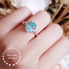 But he didn't totally eschew the tradition. Classic Oval Aquamarine Ring Modern Aquamarine Ring 3 Carats Oval Lab Aquamarine Meghan Markle Ring Royal Wedding Ring Diana Ring