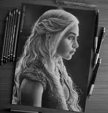 Drawing daenerys targaryen in anime style. The Mother Of Dragons Daenerys Targaryen Drawn In Many Different Styles Doodlers Anonymous