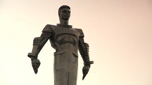 Der erste mensch im all. Gagarin Denkmal Moskau Rm Video 645 523 644 In Hd Framepool Stock Footage