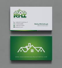 Our construction business card templates put you in complete control of the design of your business cards from start to finish, so the end result is always something you'll be proud to call your own. Feminine Bold Construction Business Card Design For Reasonable Home Improvements By Chandrayaan Creative Design 12100143