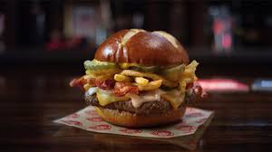 Amount of calories in double cheeseburger: Wendy S Pretzel Burger 2020 New Bacon Pub Cheeseburger Now Available