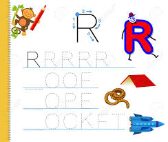 You can use these five letter words for finding good domain names, while playing scrabble or in research. Learn To Trace Letter R Study English Words Worksheet For Children Education Game With Abc For Kindergarten Developing Kids Skills For Writing And Reading Vector Cartoon Illustration Royalty Free Cliparts Vectors And