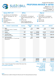 Gst Proforma Invoice Format For Template Of Proforma Invoice 10 Professional Templates Ideas 10 Professi Proforma Invoice Invoice Template Invoice Format