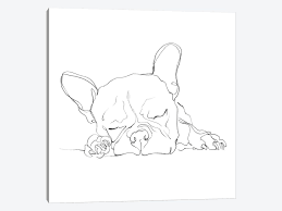 Check spelling or type a new query. French Bulldog Contour I Canvas Print By Ethan Harper Icanvas