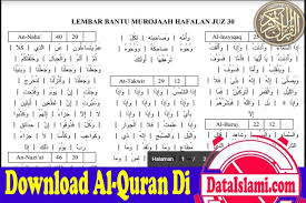 'aam' hamdani fajar 13 muharram 1434h. Quran Juz 30 Pdf Gambar Islami