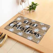 Christmas Door Mats Outdoor Christmas Door Mat Indoor Outdoor Entry Way Doormat For Front Door Patio Non Slip Entrance Door Mats Xmas Holiday Decor 24x16 Inch Walmart Com