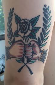 Red color on a tattoo indicates to several things. Fist Bump Tattoo Healed Part Of Brazilian Jiu Jitsu Sleeve By Jonas Nyberg Helsinki Tattoo Convention Imgur