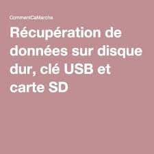 Recuperer Des Donnees Sur Disque Dur Et Cle Usb Recuperation De Donnees Cle Usb Disque Dur