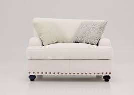 Browse a large selection of unique chair designs, including armchairs, dining chairs, recliners and more in a variety of styles, materials and sizes. Brinton Chair And A Half Off White Home Furniture Plus Bedding