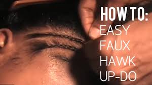 If you're a little hesitant about trying out a mohawk and you're looking for an understated variation of this style, this twisted natural hair mohawk style is the best option for. How To Do A Quick Easy Braided Mohawk On Natural Hair Youtube