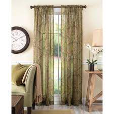 Charming Home Interior Accessories Ideas With Cute Walmart Curtain Panels Walmart Curtain Green Sheer Curtains Curtains Living Room Home Interior Accessories