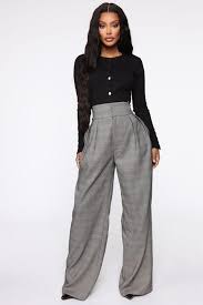 Free shipping on orders of $35+ and save 5% every day with your target redcard. Feeling Pleated Super High Waist Pants Black White From Fashion Nova On 21 Buttons