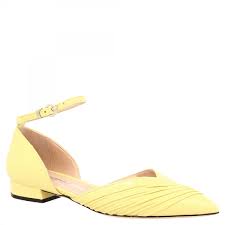 Home » ballerine sandale » ballerine femme avec bride. Ballerines A Bout Pointu Pour Femmes En Cuir Jaune Faits A La Main Avec Bride A La Cheville Couleur Jaune Pointures Chaussures Femme 35
