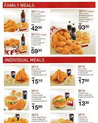 Ketahuilah bahwa kfc memiliki berbagai menu ayam istimewa yang disatukan dengan. Kfc Menu Prices Malaysia Kfc Canada Menu And Coupons Free Delivery Attractive Combos Deals Available From Our Menu For A So Good Feast Strexals