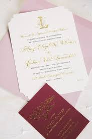 What's the best way to make a wedding invitation? Gold Shine Wedding Invitations With Calligraphy Accents